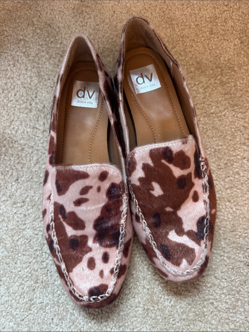 Dolce Vita Cowprint Loafers